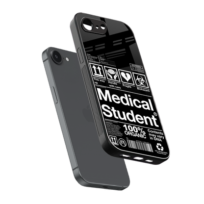 medical student back phone cover | glass case for iphone 16e