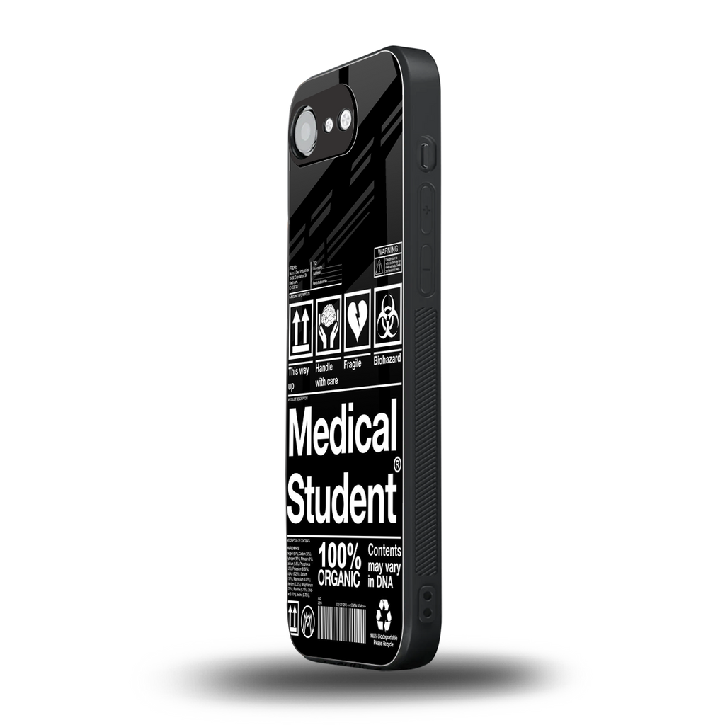medical student back phone cover | glass case for iphone 16e