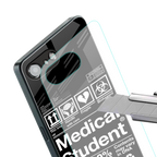medical student back phone cover | glass case for iphone 16e