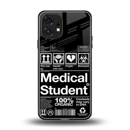 medical student back phone cover | glass case for nothing phone 1
