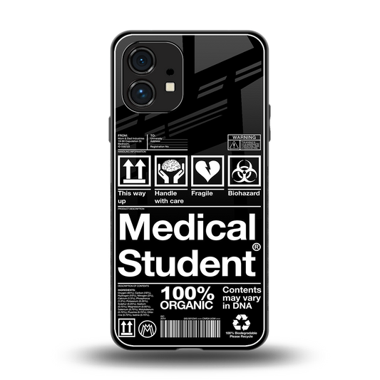 medical student back phone cover | glass case for nothing phone 1