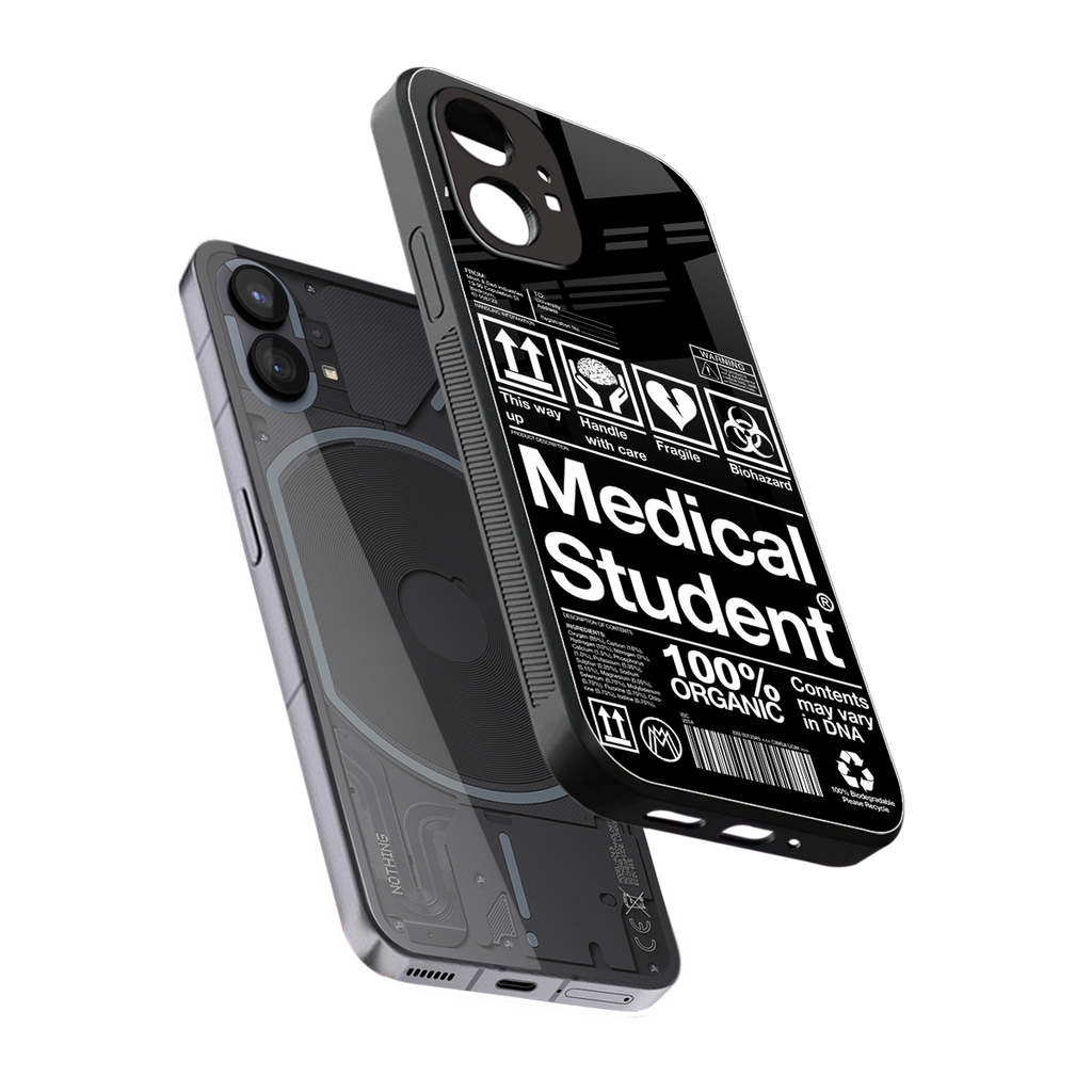 medical student back phone cover | glass case for nothing phone 1