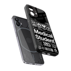 medical student back phone cover | glass case for nothing phone 2