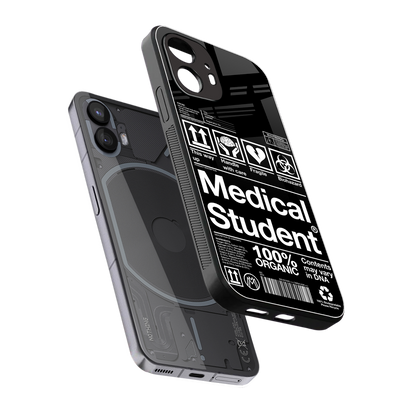 medical student back phone cover | glass case for nothing phone 2