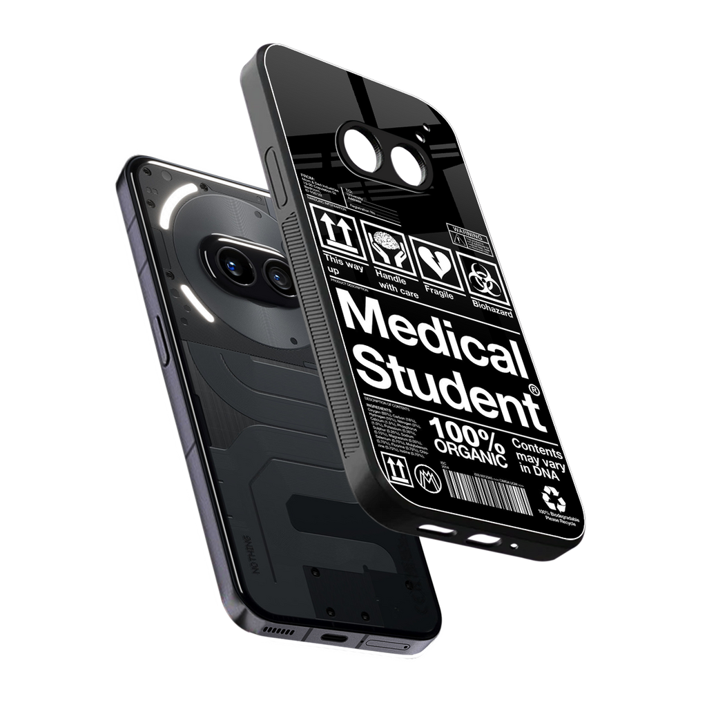 medical student back phone cover | glass case for nothing phone 2a