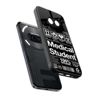 medical student back phone cover | glass case for nothing phone 2a