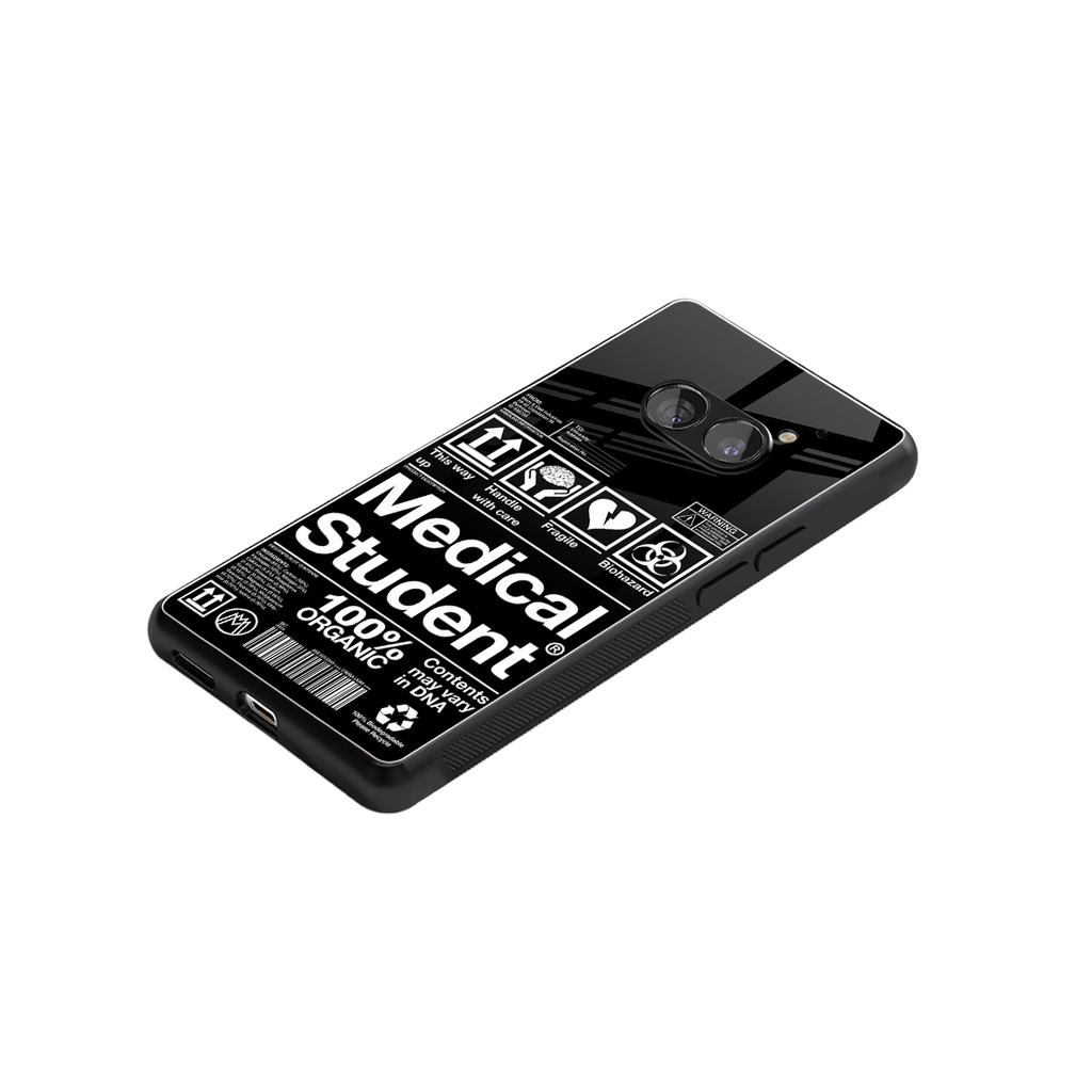 medical student back phone cover | glass case for nothing phone 2a
