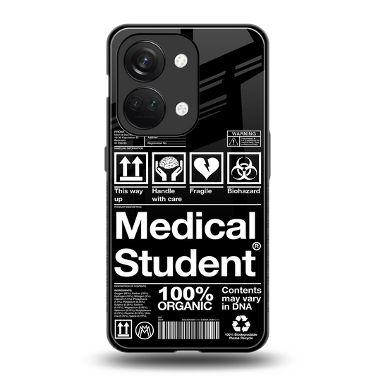 medical student back phone cover | glass case for oneplus nord 3