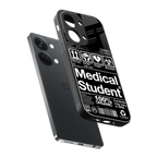 medical student back phone cover | glass case for oneplus nord 3