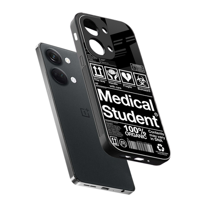 medical student back phone cover | glass case for oneplus nord 3