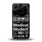 medical student back phone cover | glass case for oneplus nord 4