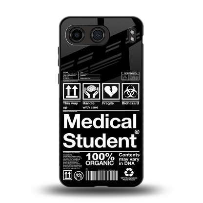 medical student back phone cover | glass case for oneplus nord 4