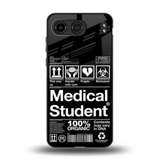 medical student back phone cover | glass case for oneplus nord 4
