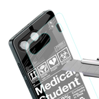 medical student back phone cover | glass case for oneplus nord 4