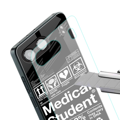 medical student back phone cover | glass case for oneplus nord 4