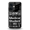 medical student back phone cover | glass case for oneplus nord ce 3