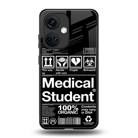 medical student back phone cover | glass case for oneplus nord ce 3