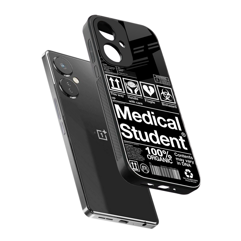 medical student back phone cover | glass case for oneplus nord ce 3