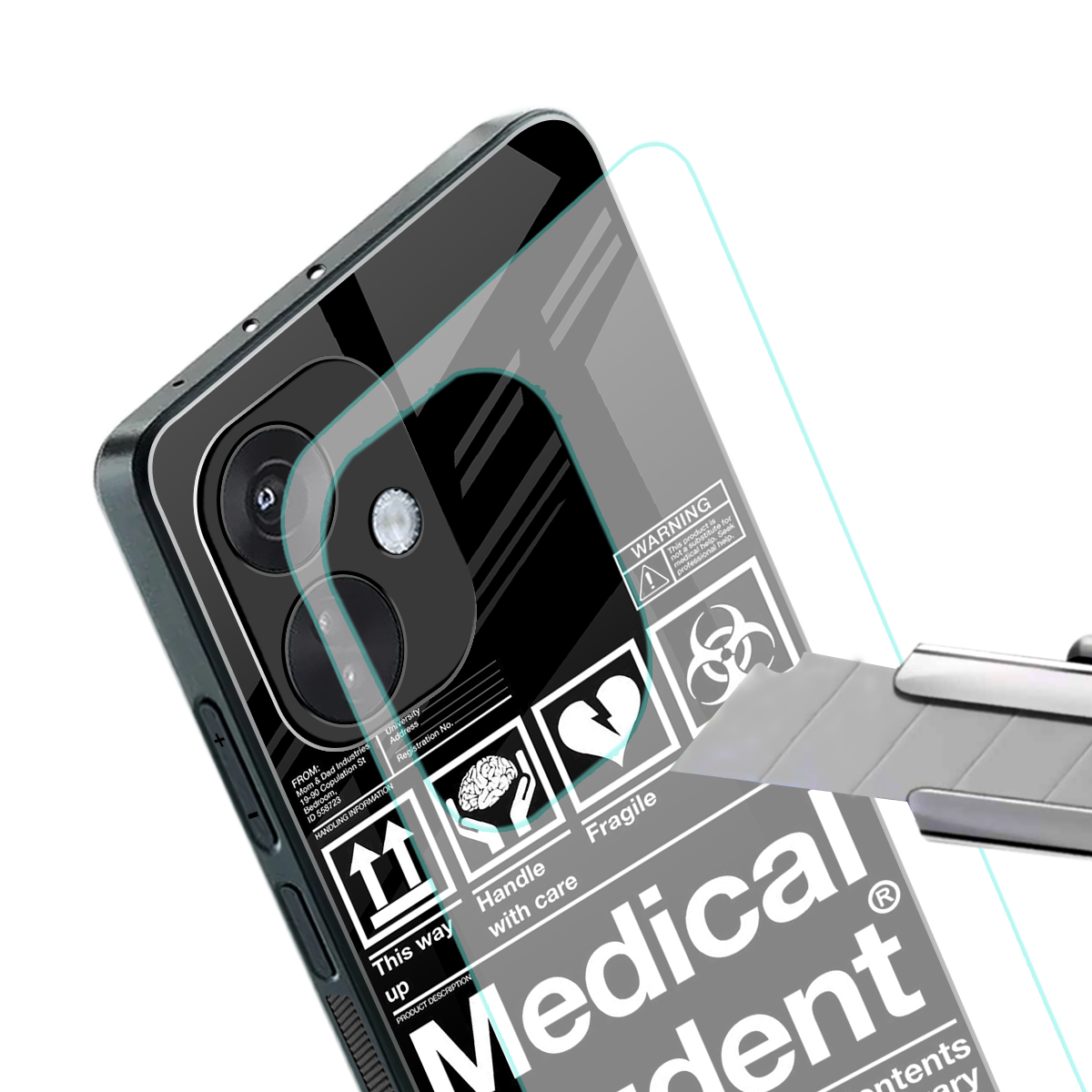 medical student back phone cover | glass case for oneplus nord ce 3