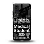 medical student back phone cover | glass case for oneplus nord ce 4 lite
