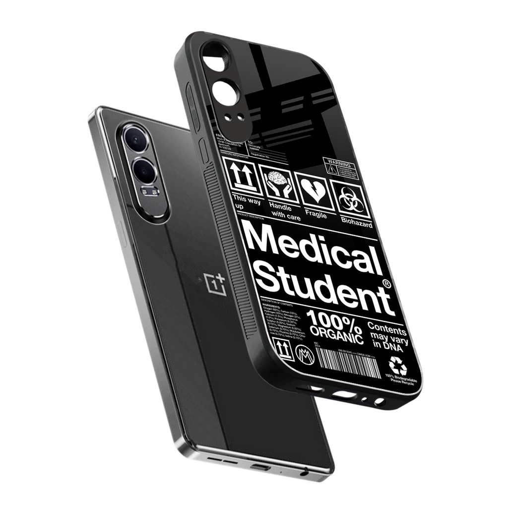 medical student back phone cover | glass case for oneplus nord ce 4 lite