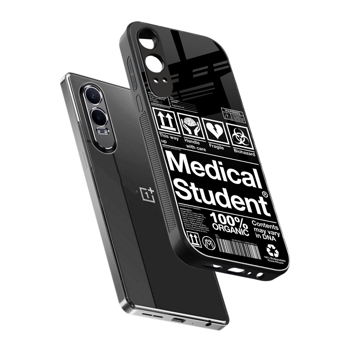 medical student back phone cover | glass case for oneplus nord ce 4 lite