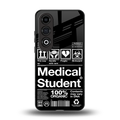 medical student back phone cover | glass case for oneplus nord ce 4