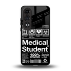 medical student back phone cover | glass case for oneplus nord ce 4