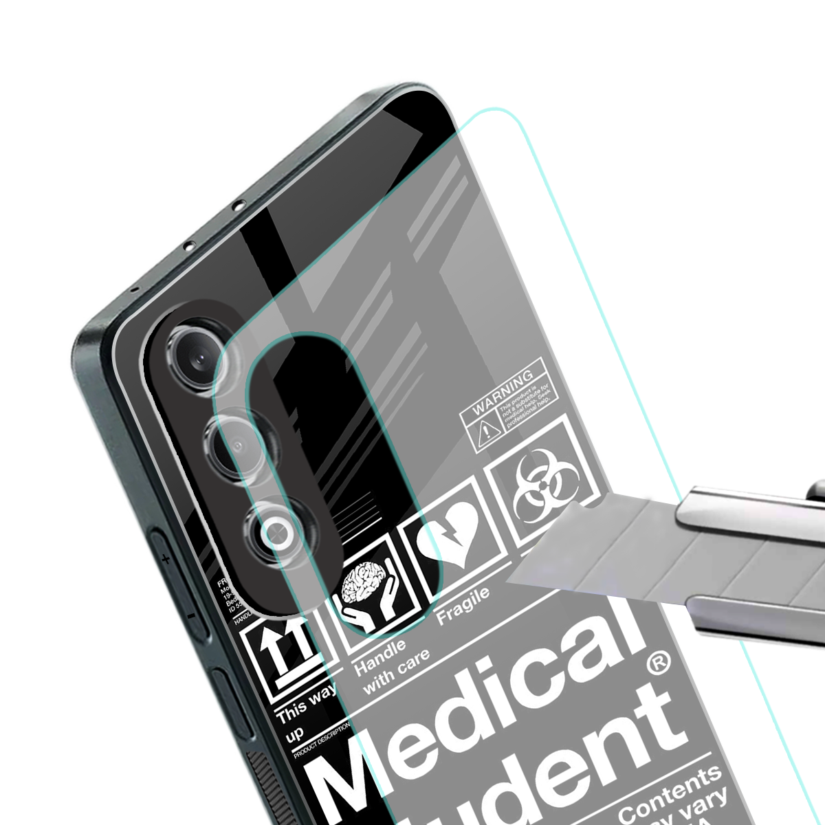 medical student back phone cover | glass case for oneplus nord ce 4