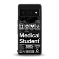 medical student back phone cover | glass case for google pixel 6 pro