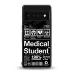 medical student back phone cover | glass case for google pixel 6 pro
