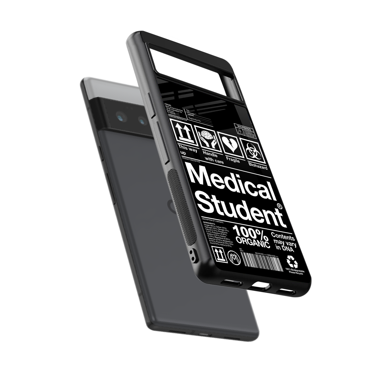 medical student back phone cover | glass case for google pixel 6 pro