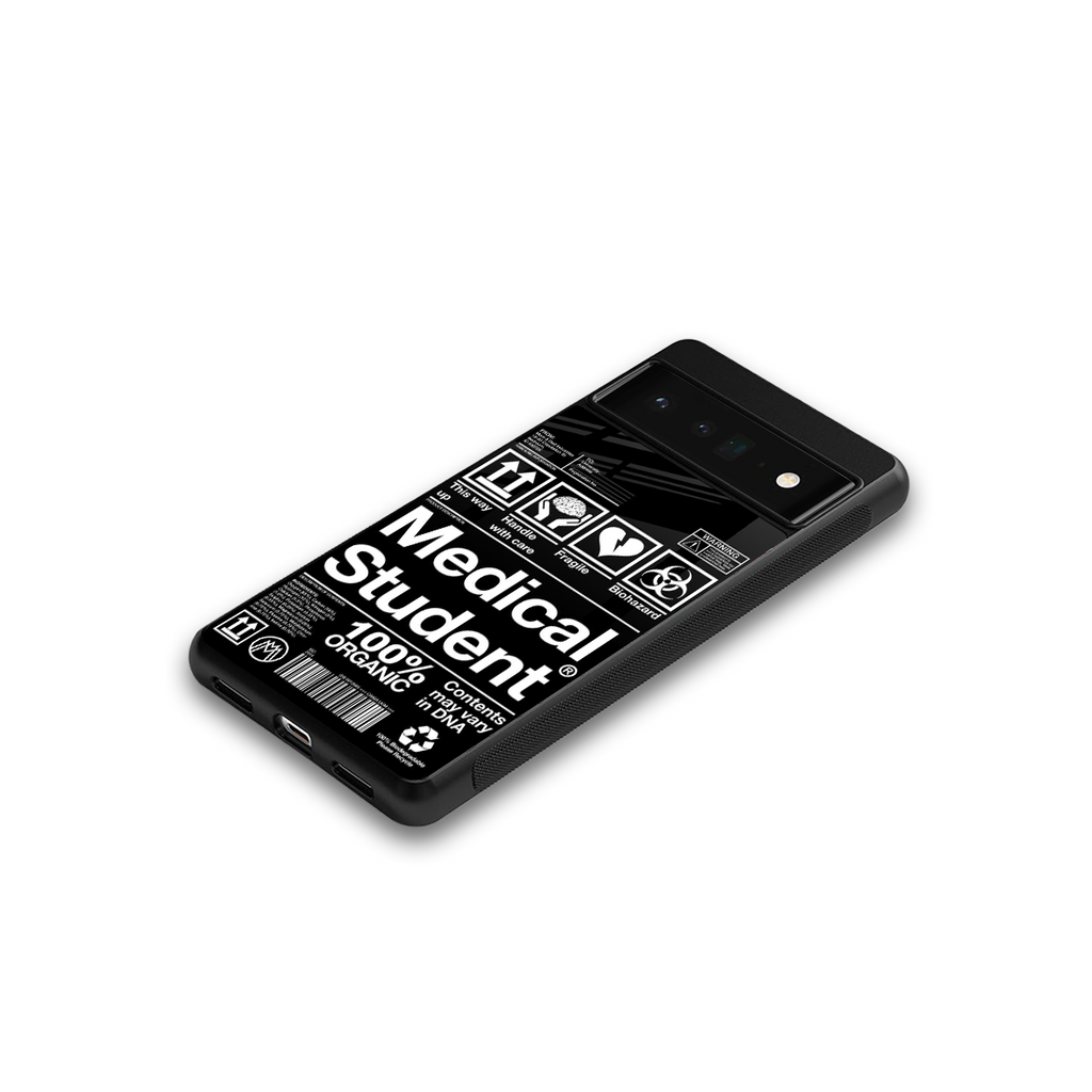 medical student back phone cover | glass case for google pixel 6 pro