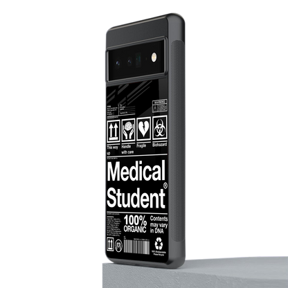 medical student back phone cover | glass case for google pixel 6 pro