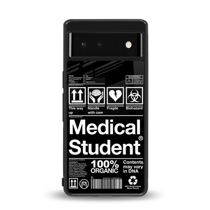 medical student back phone cover | glass case for Google Pixel 6A