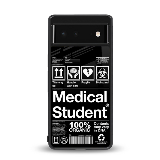 medical student back phone cover | glass case for Google Pixel 6A