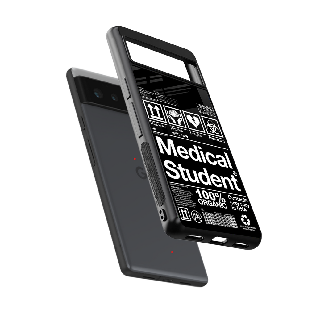 medical student back phone cover | glass case for google pixel 6