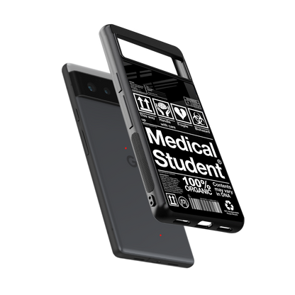 medical student back phone cover | glass case for Google Pixel 6A