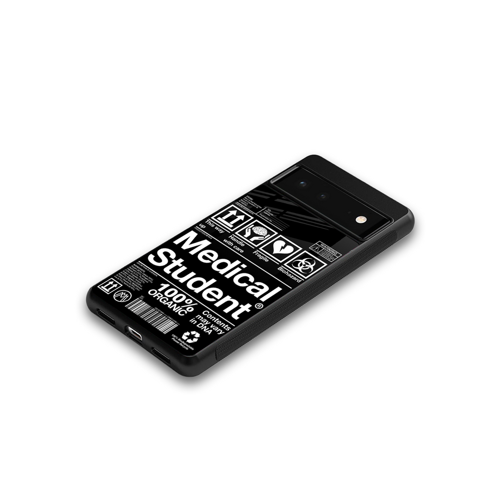 medical student back phone cover | glass case for google pixel 6