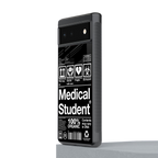 medical student back phone cover | glass case for Google Pixel 6A