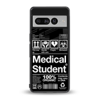 medical student back phone cover | glass case for google pixel 7 pro