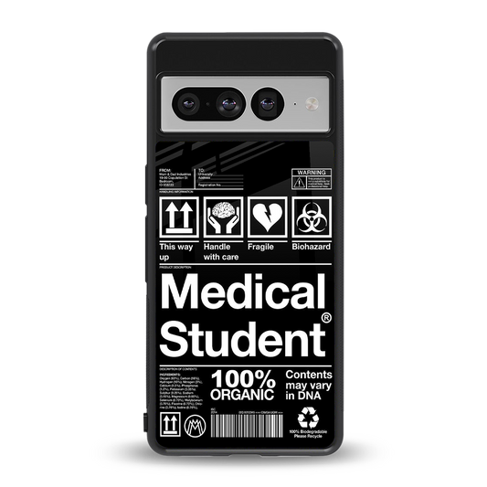 medical student back phone cover | glass case for google pixel 7 pro
