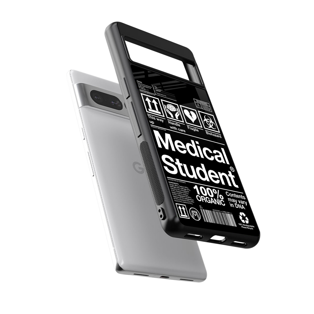 medical student back phone cover | glass case for google pixel 7 pro