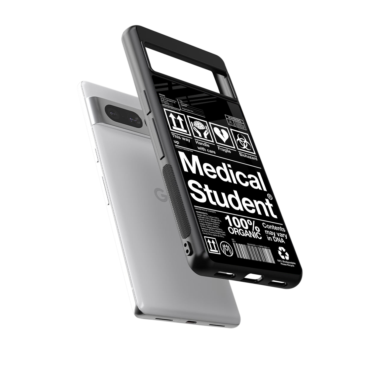 medical student back phone cover | glass case for google pixel 7 pro
