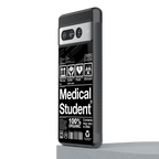 medical student back phone cover | glass case for google pixel 7 pro