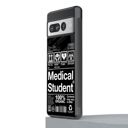 medical student back phone cover | glass case for google pixel 7 pro