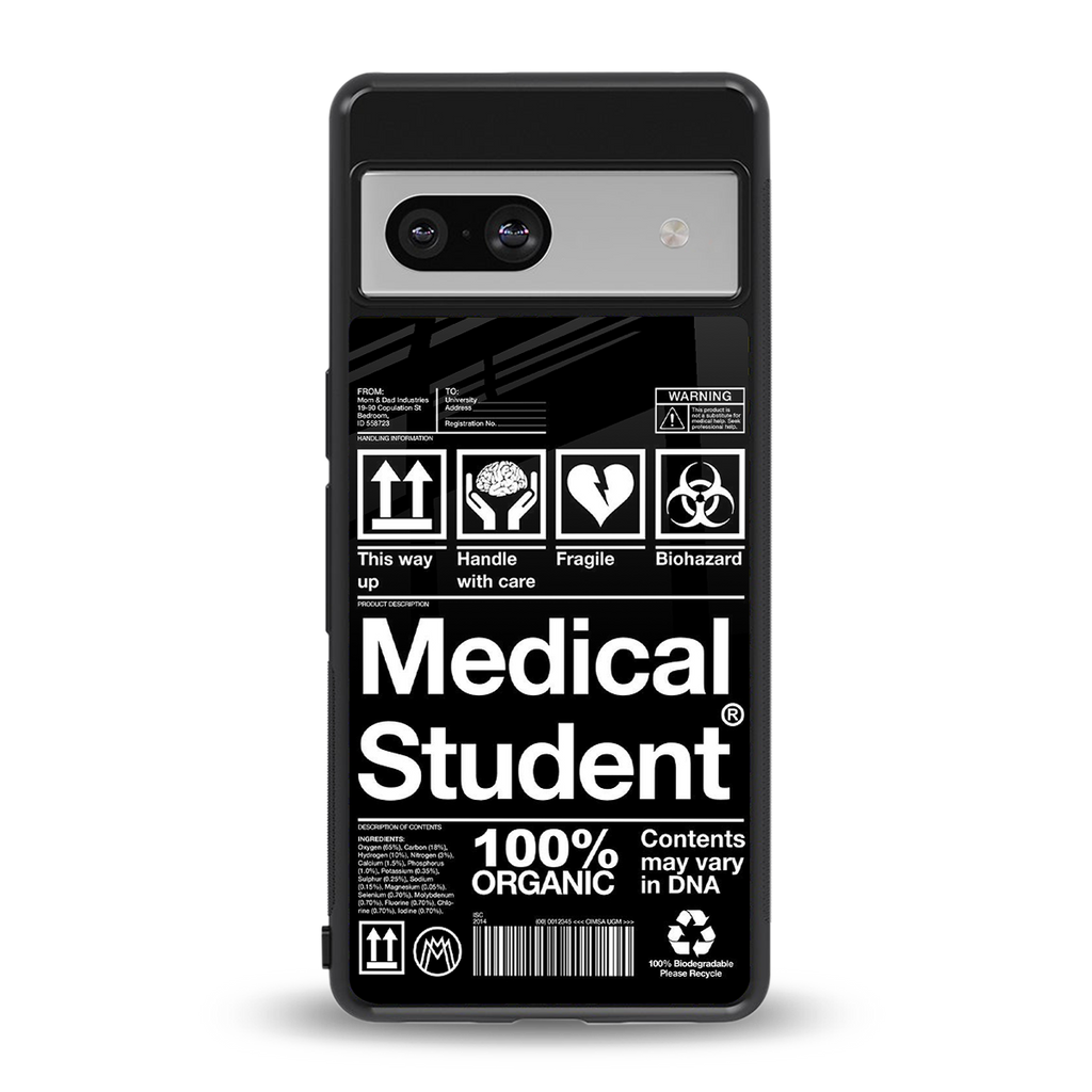medical student back phone cover | glass case for Google Pixel 7