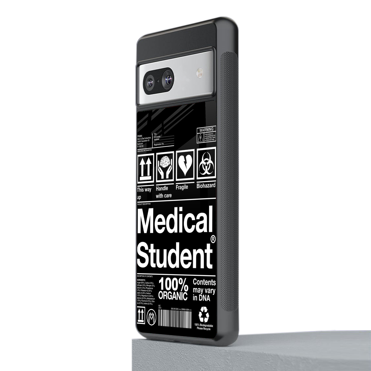 medical student back phone cover | glass case for Google Pixel 7A