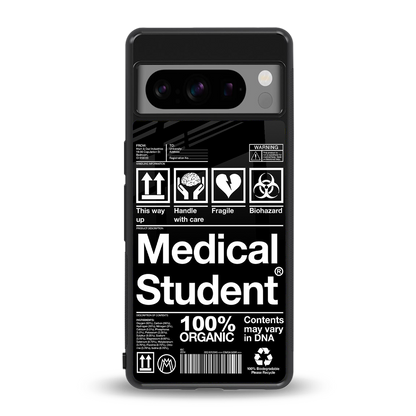 medical student back phone cover | glass case for google pixel 8 pro