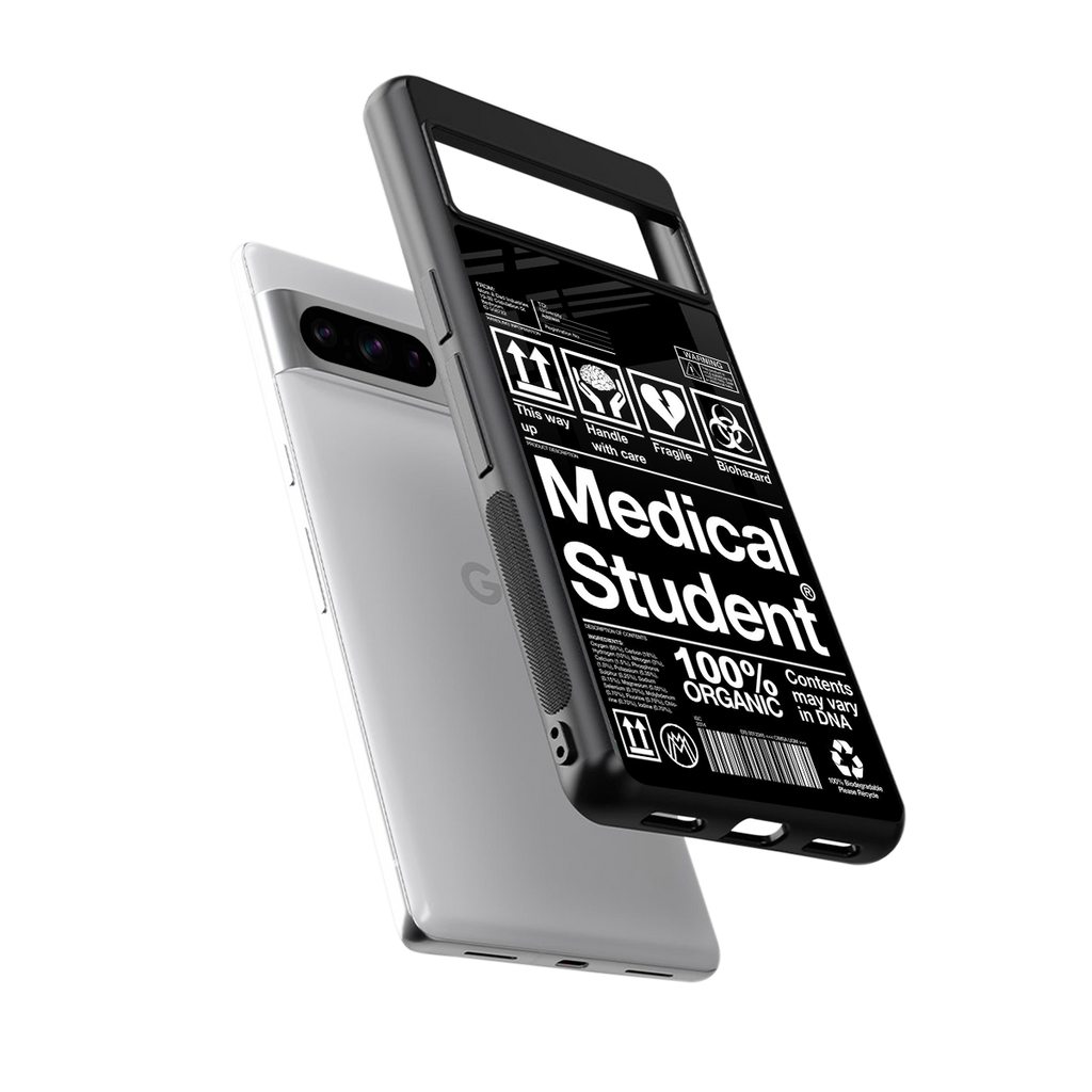 medical student back phone cover | glass case for google pixel 8 pro